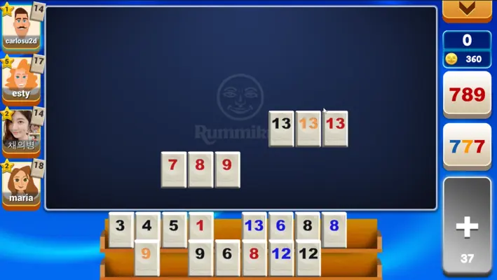 Rummikub android App screenshot 4